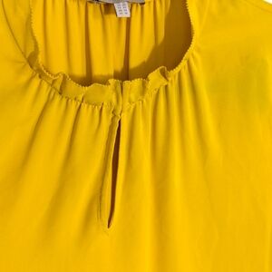 Hobbs London Bright Yellow Blouse